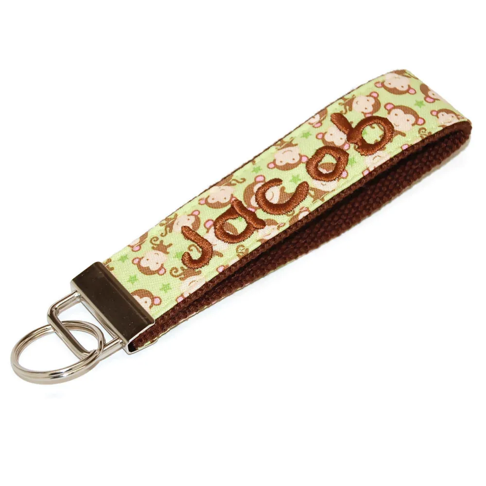 Monkey Scenic Keychain
