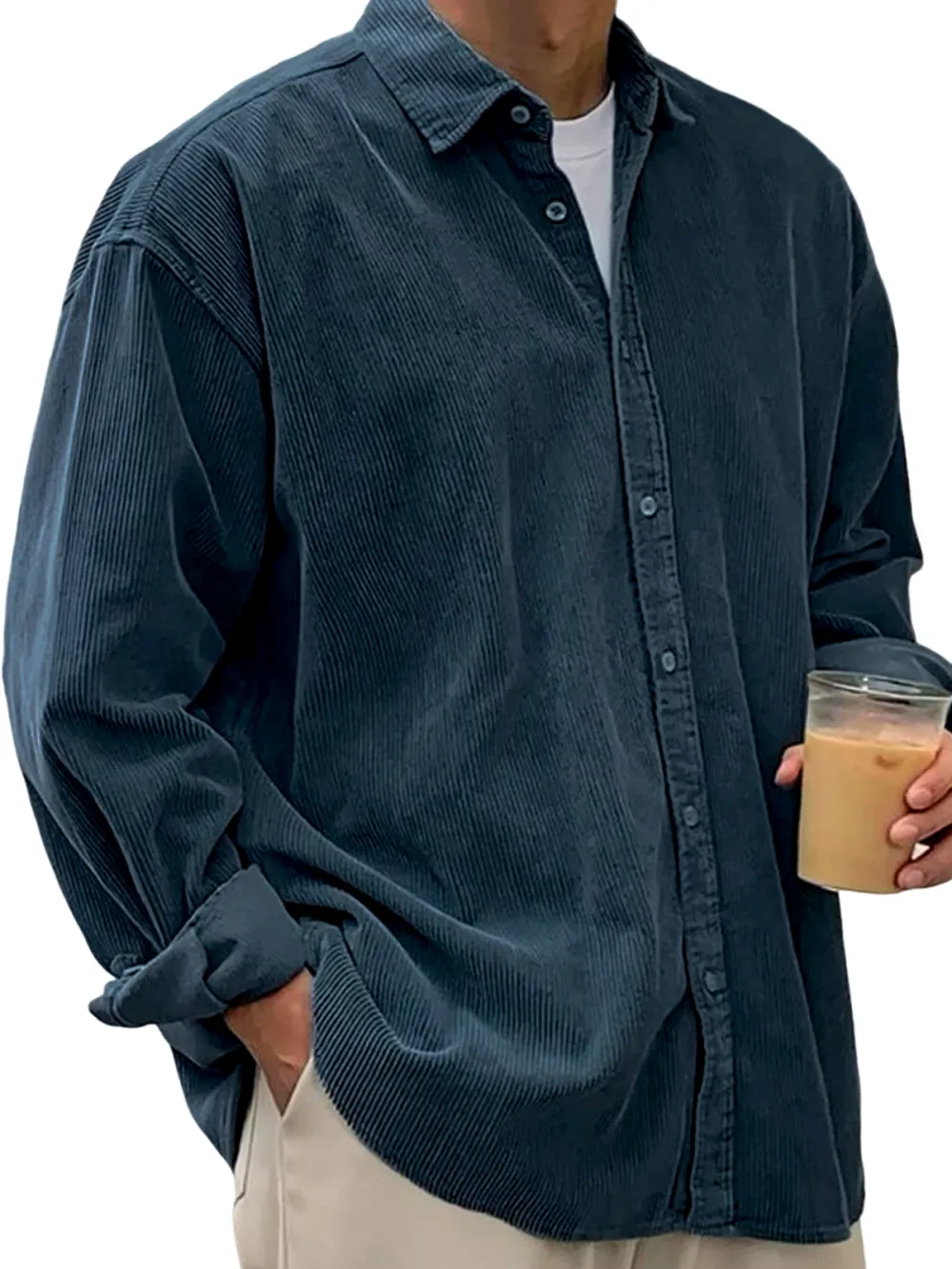 Everyday Corduroy Long Sleeve Shirt