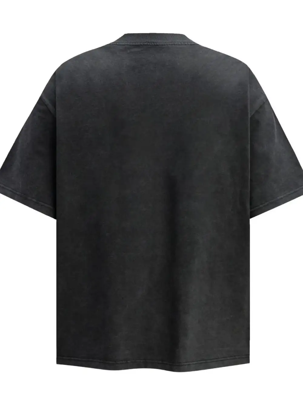 Textured Graphic Short Sleeve Crew Neck Tee