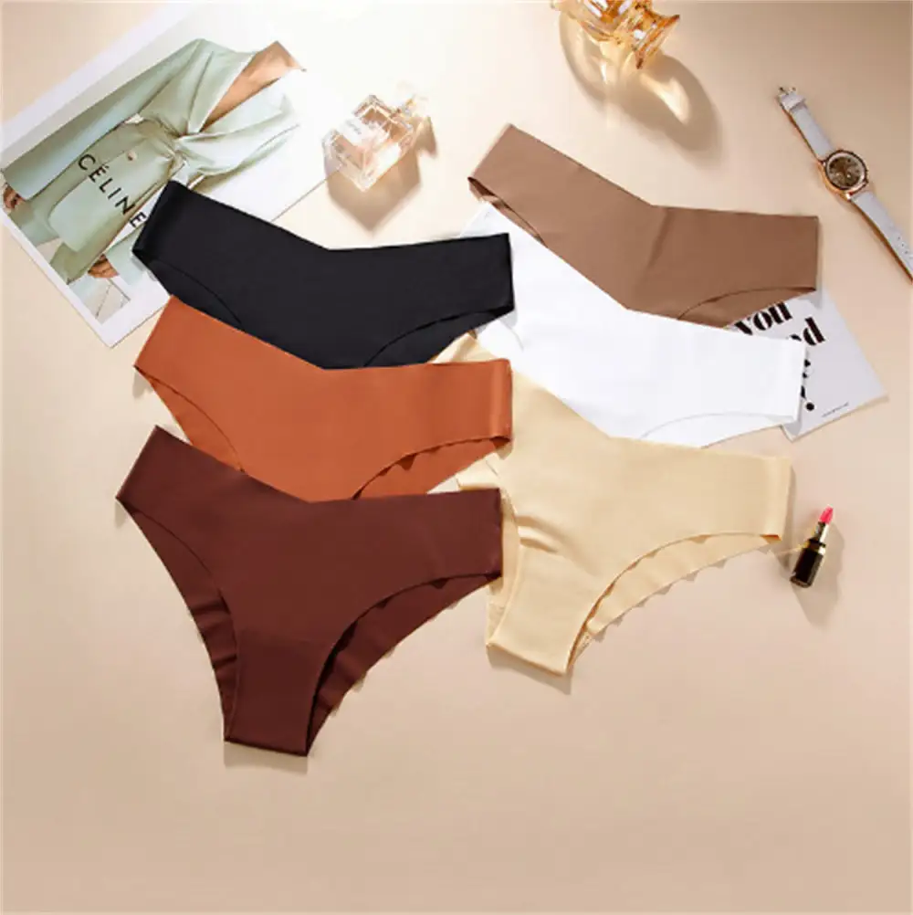 V-shaped Waistband Seamless Panties