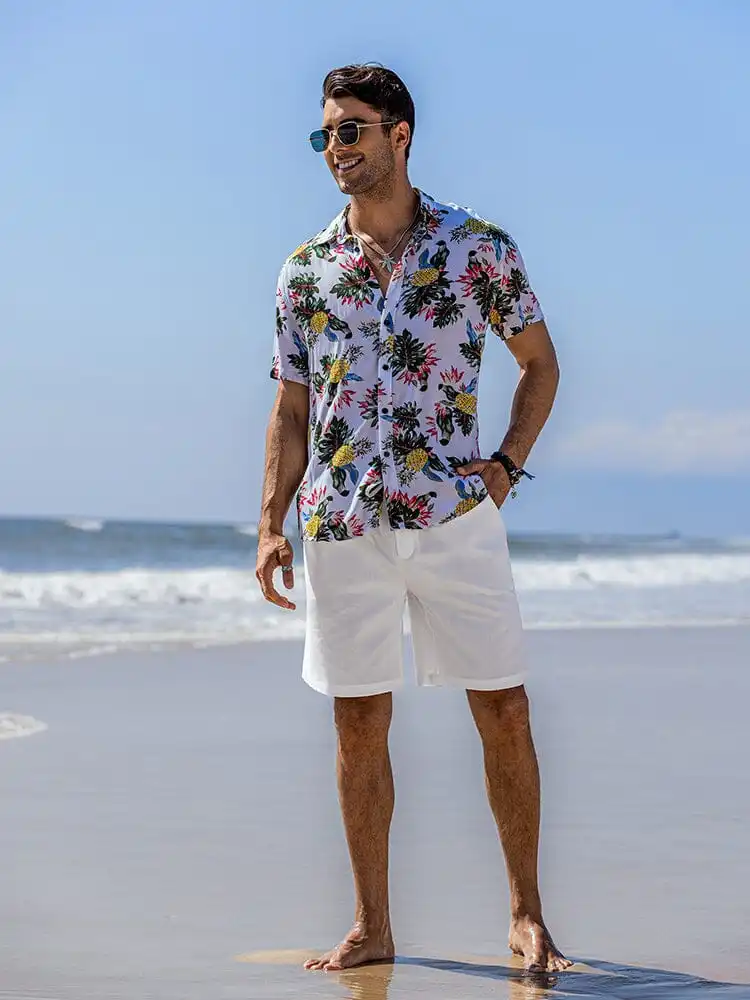Pull On Linen Shorts