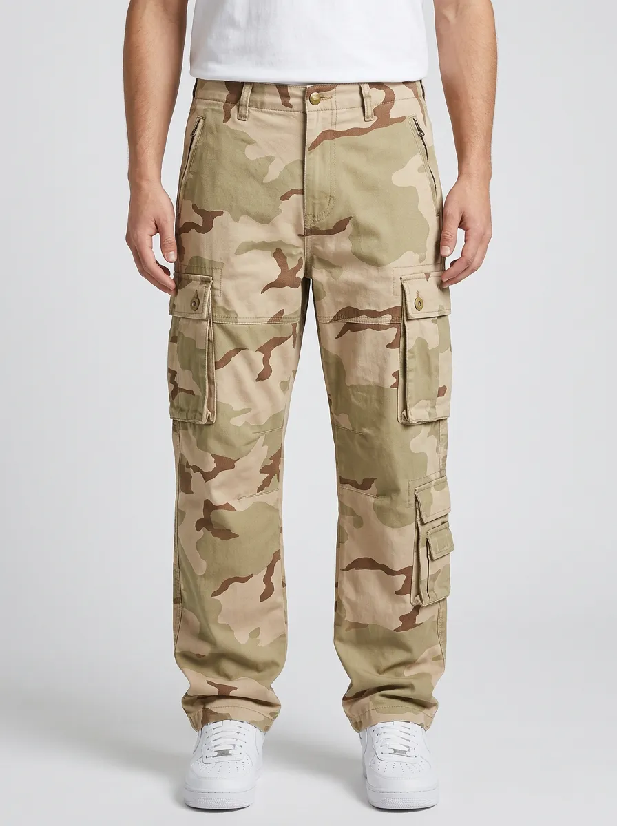 Men's Utility Outdoor Camouflage Cargo Pants
