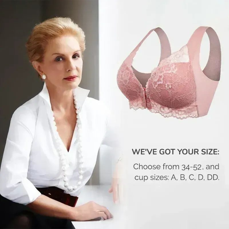 🔥Buy 2 Get 1 Free🔥BRA FOR OLDER WOMEN FRONT CLOSURE 5D SHAPING PUSH UP SEAMLESS NO TRACE BEAUTY BACK SPORTS COMFY BRA