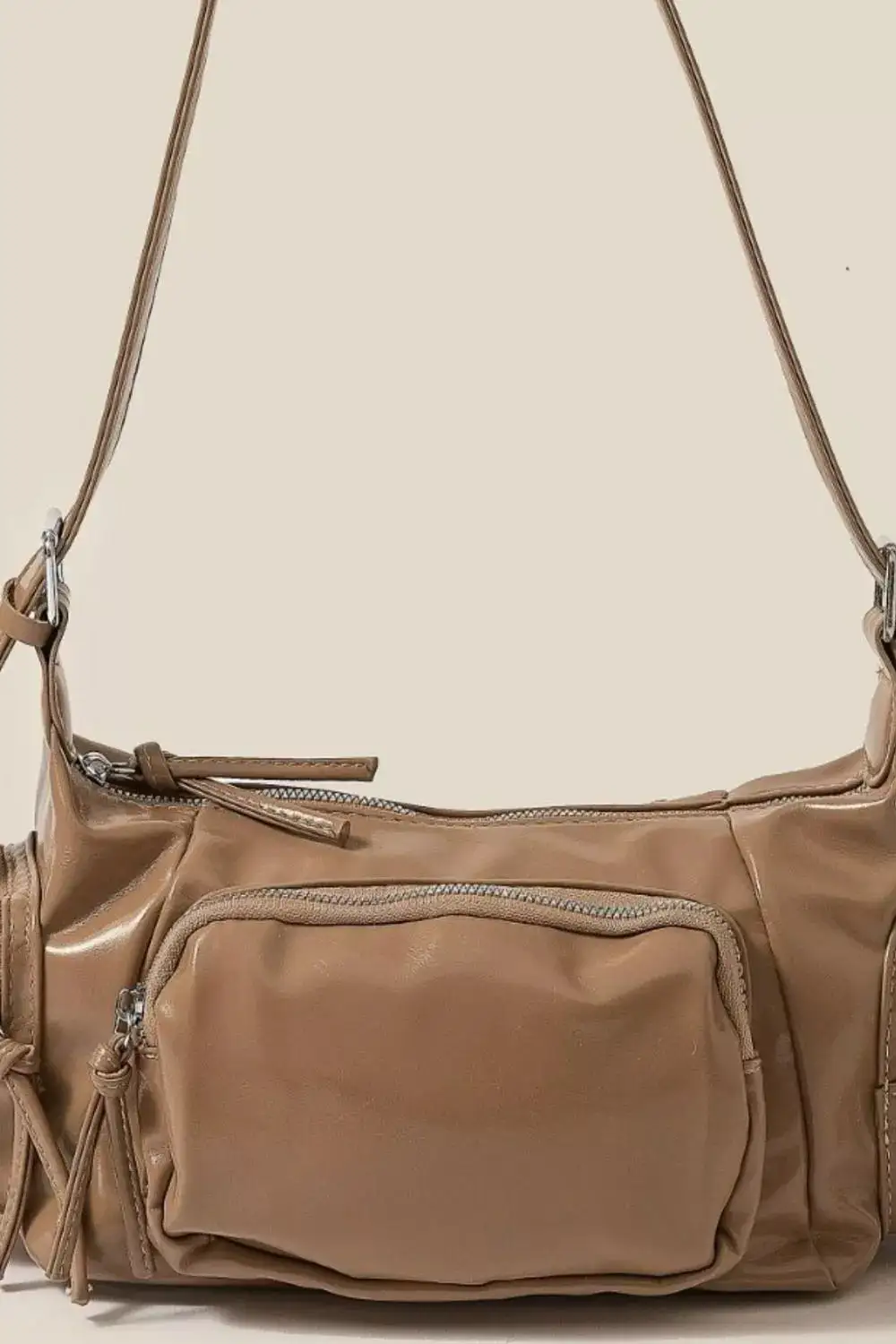 Pocket Glossy Handbag