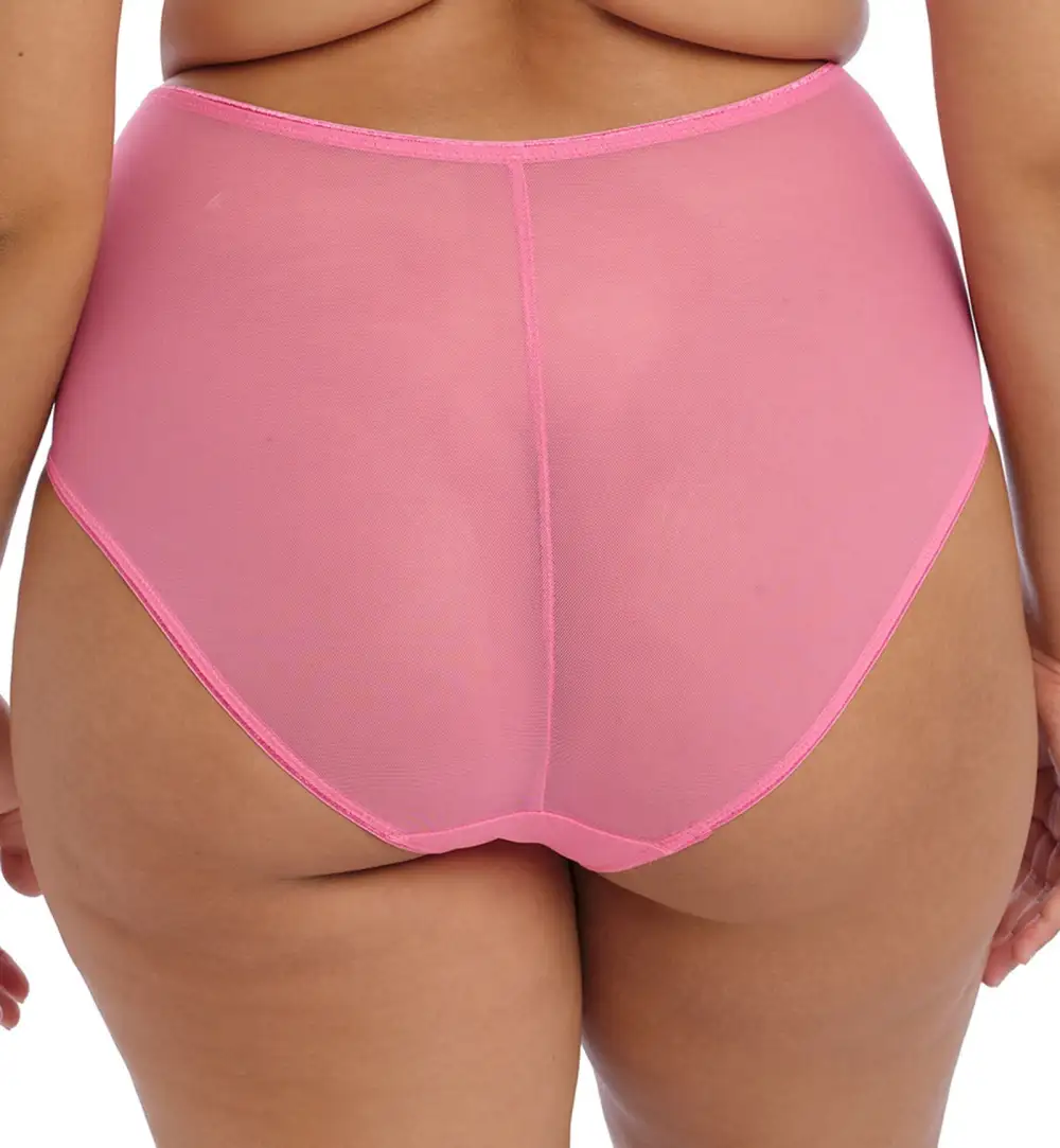 Modern High-Waist Cotton Embroidered Full-Coverage Brief Panty