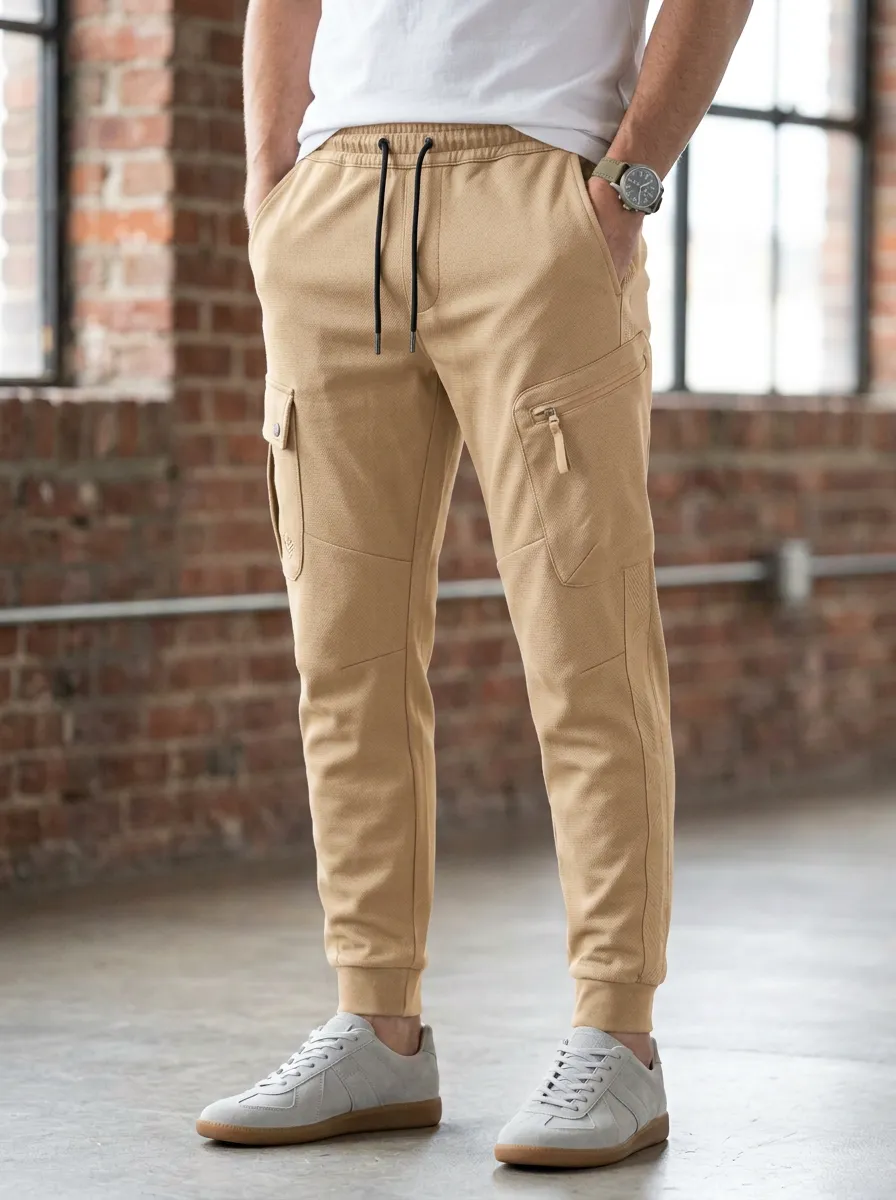 Refined Shape Men's Cargo Jogger Pants