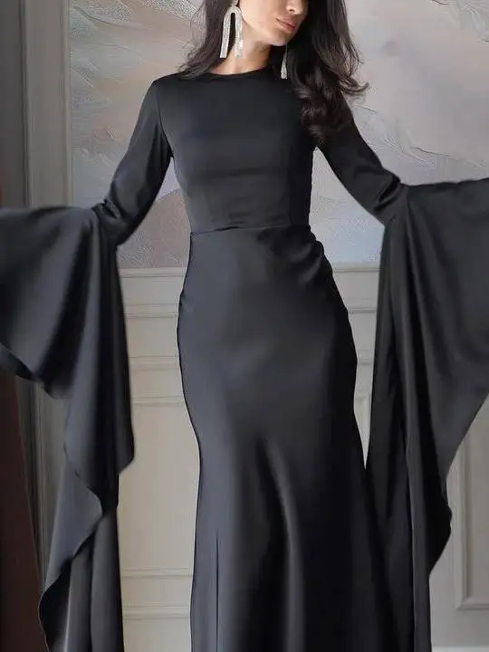 Resort Ruffle Sleeve Maxi Dress