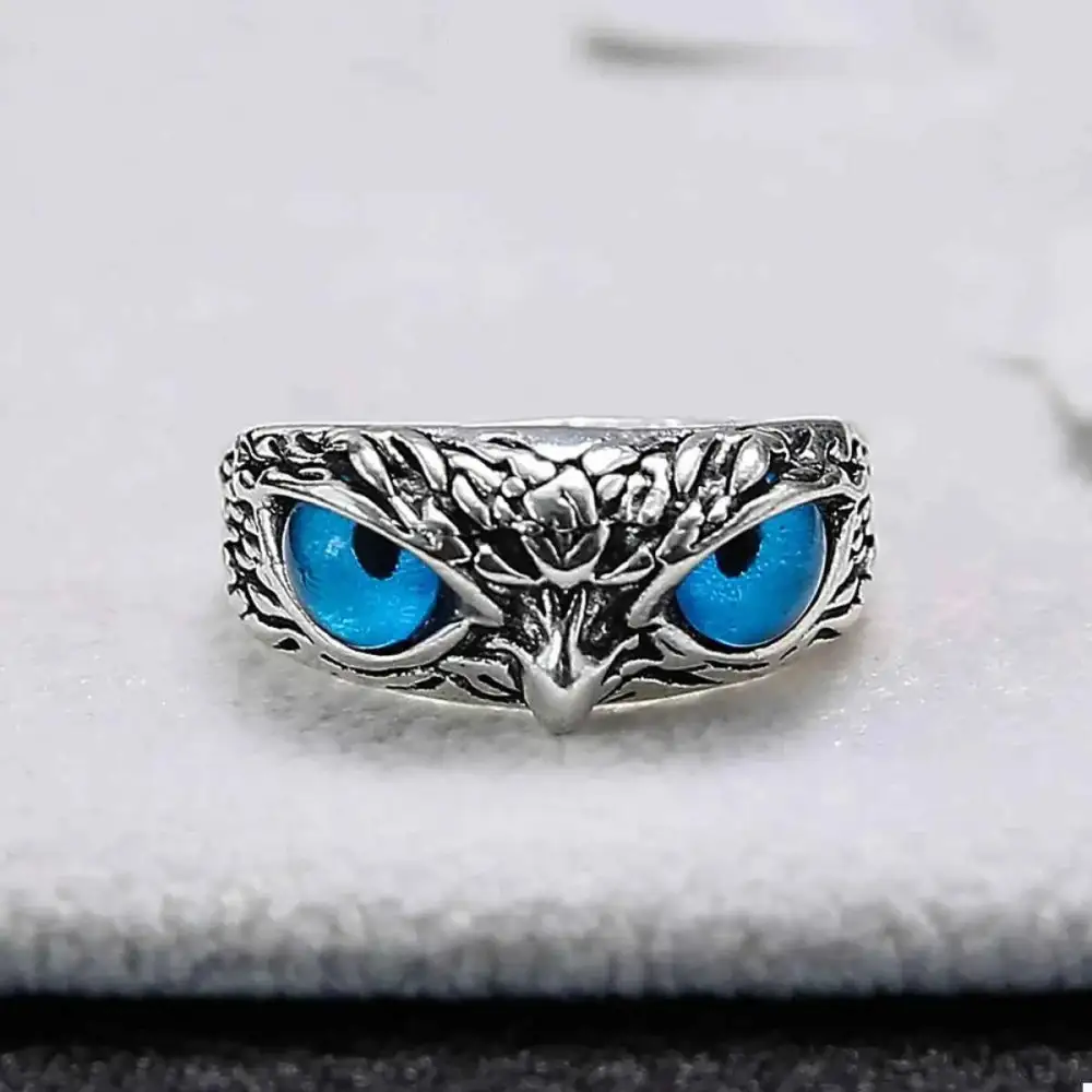 Alloy Owl Detail Ring
