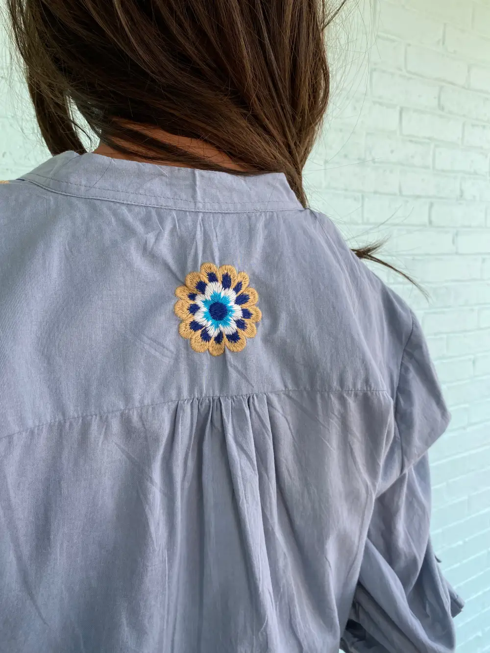 Embroidered Floral Tunic