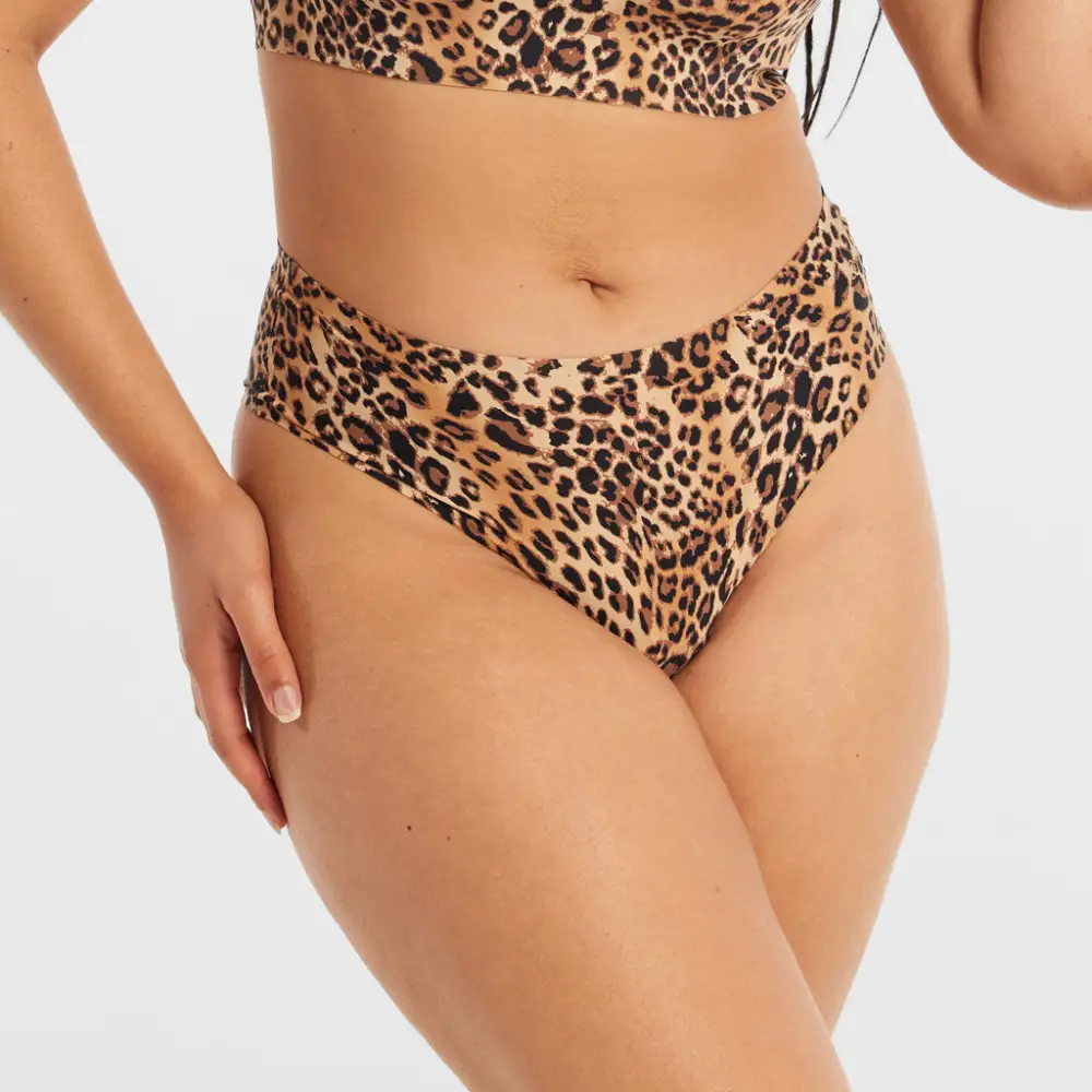 High Waisted Lace Thong