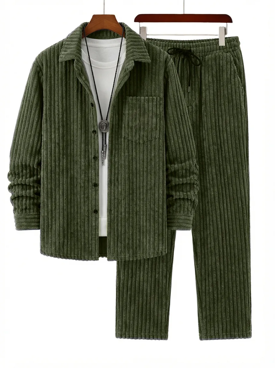 Workwear Corduroy Casual Set