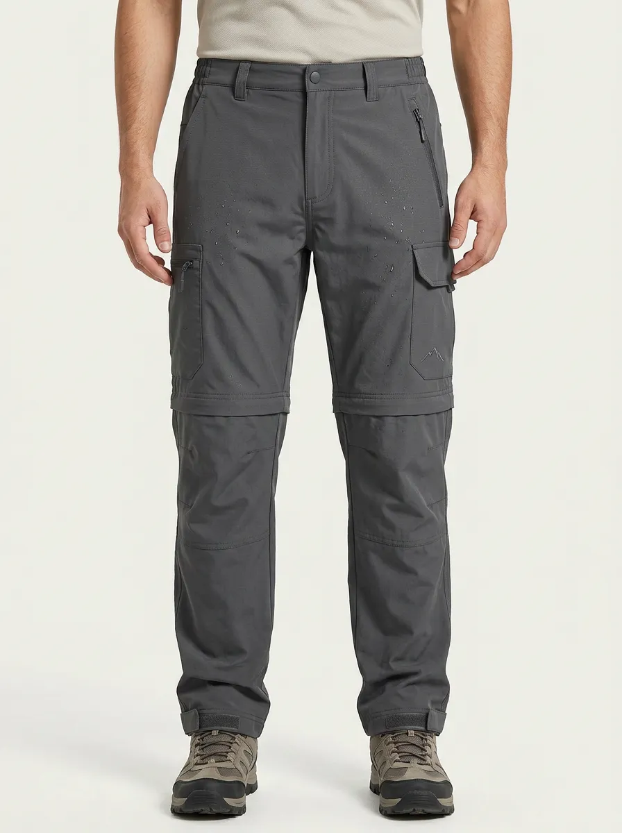 Men's Summit Trek Waterproof Zip-Off Tactical Cargo Pants