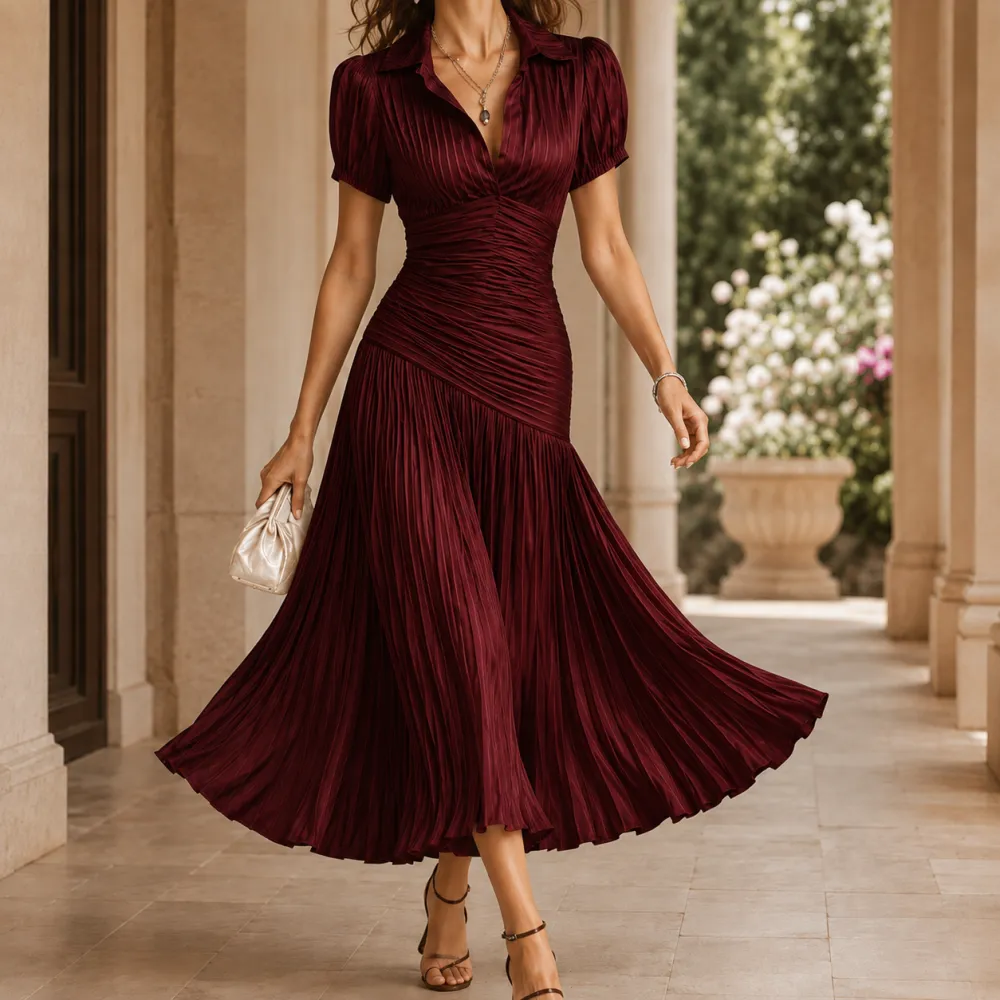 Refined Refined Women's Ruched Midi Dress