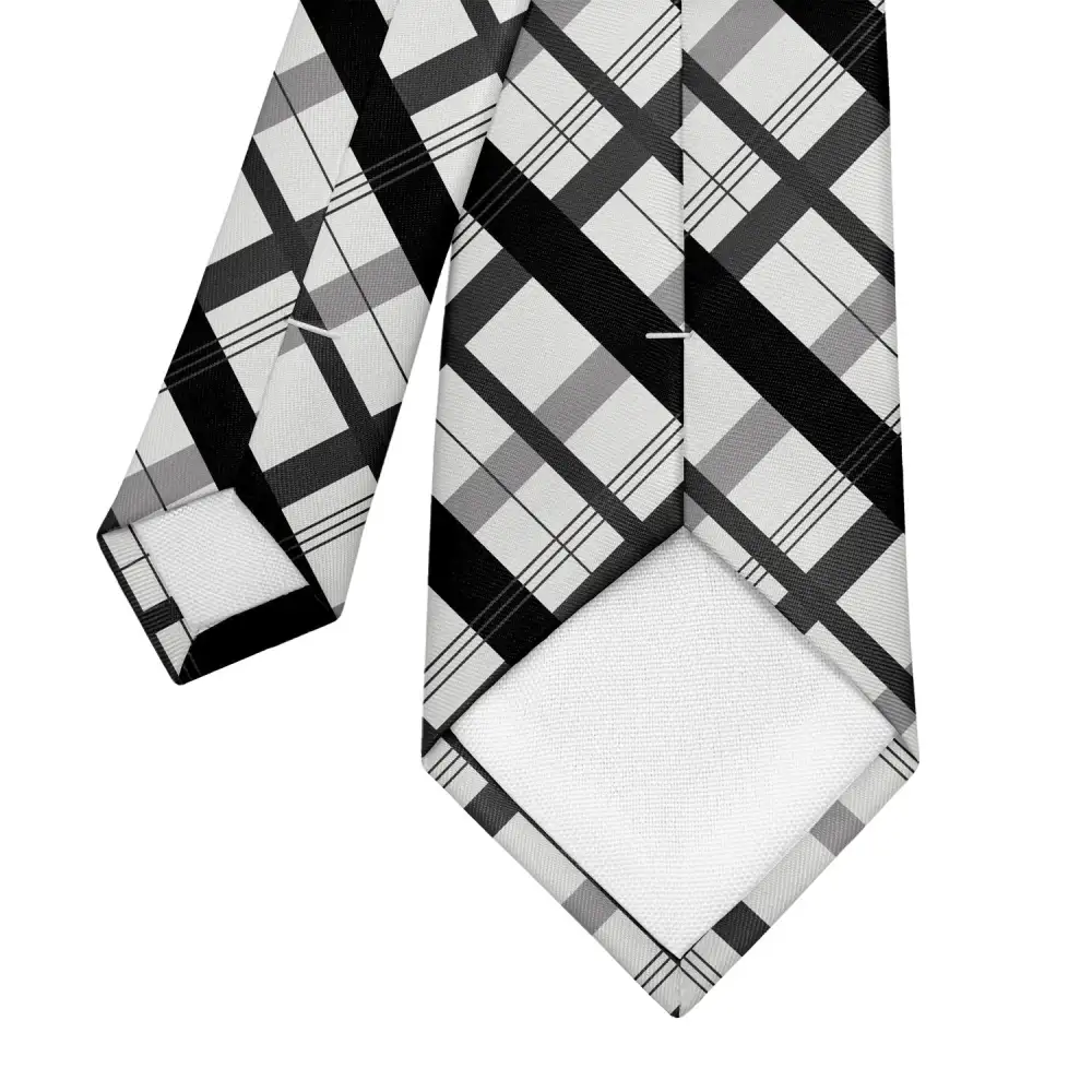 Polished Plaid Theme Necktie