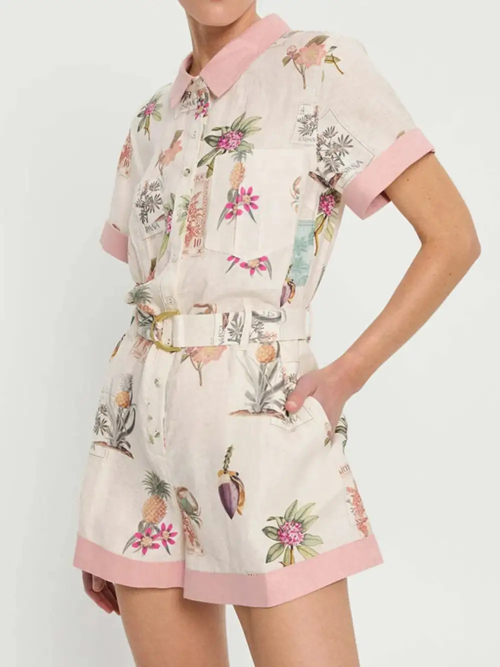 Easygoing Jumpsuit Printed Romper
