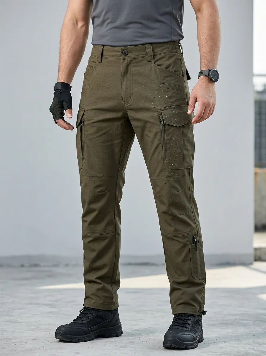 Men's Rugged Utility Quick-Dry Cargo Pants