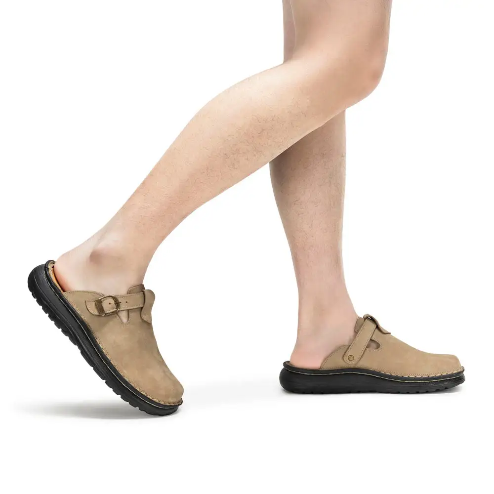Classic Leather Clog Toe Sandals