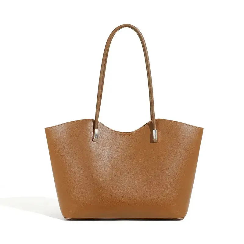 Refined Luxury: Soft Genuine Leather Large-Capacity Handbag