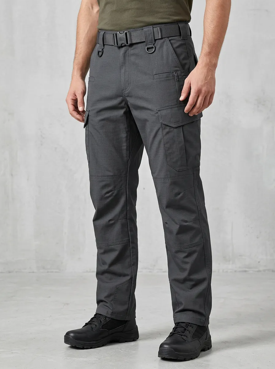 Men's Streamlined Outdoor Multi-Pocket Waterproof Tactical Cargo Pants