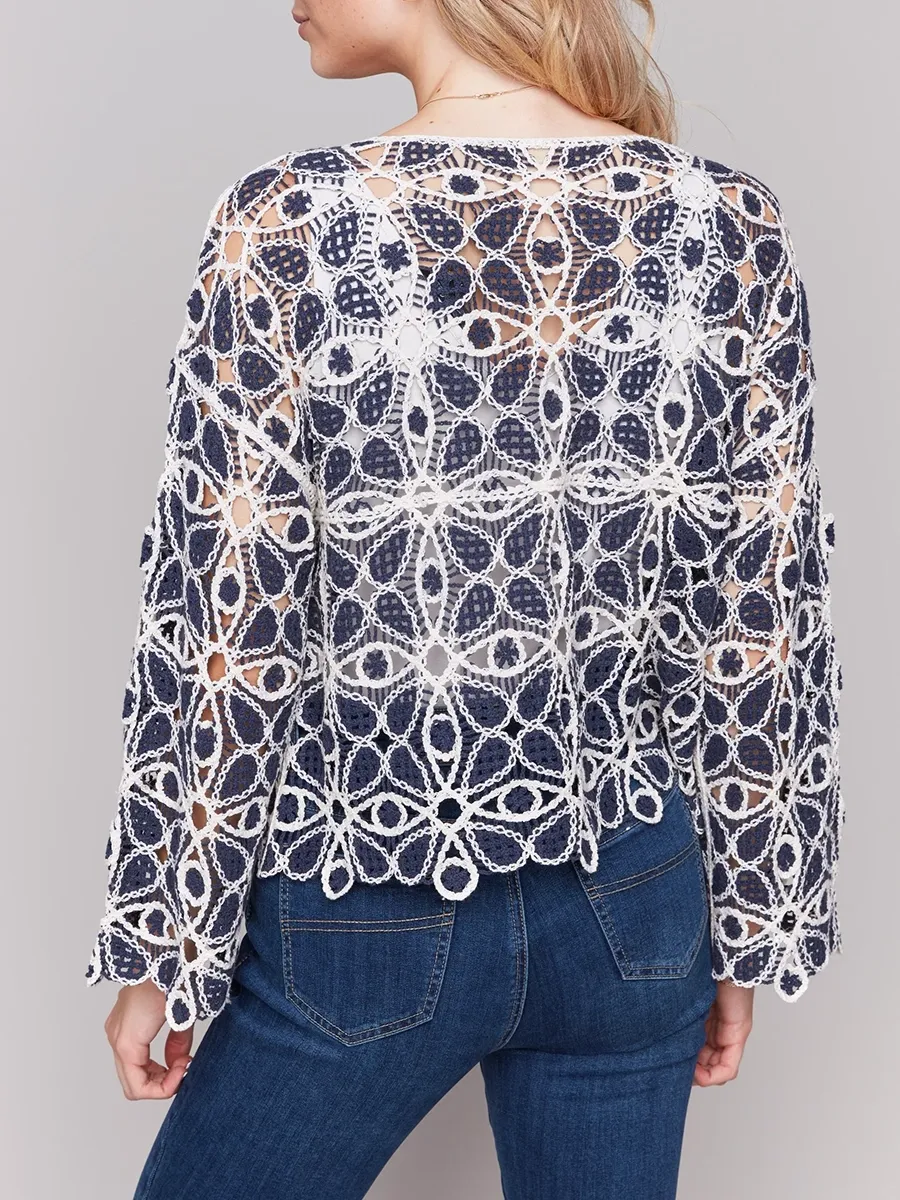Elegant And High-End Art Pattern Women's Top
