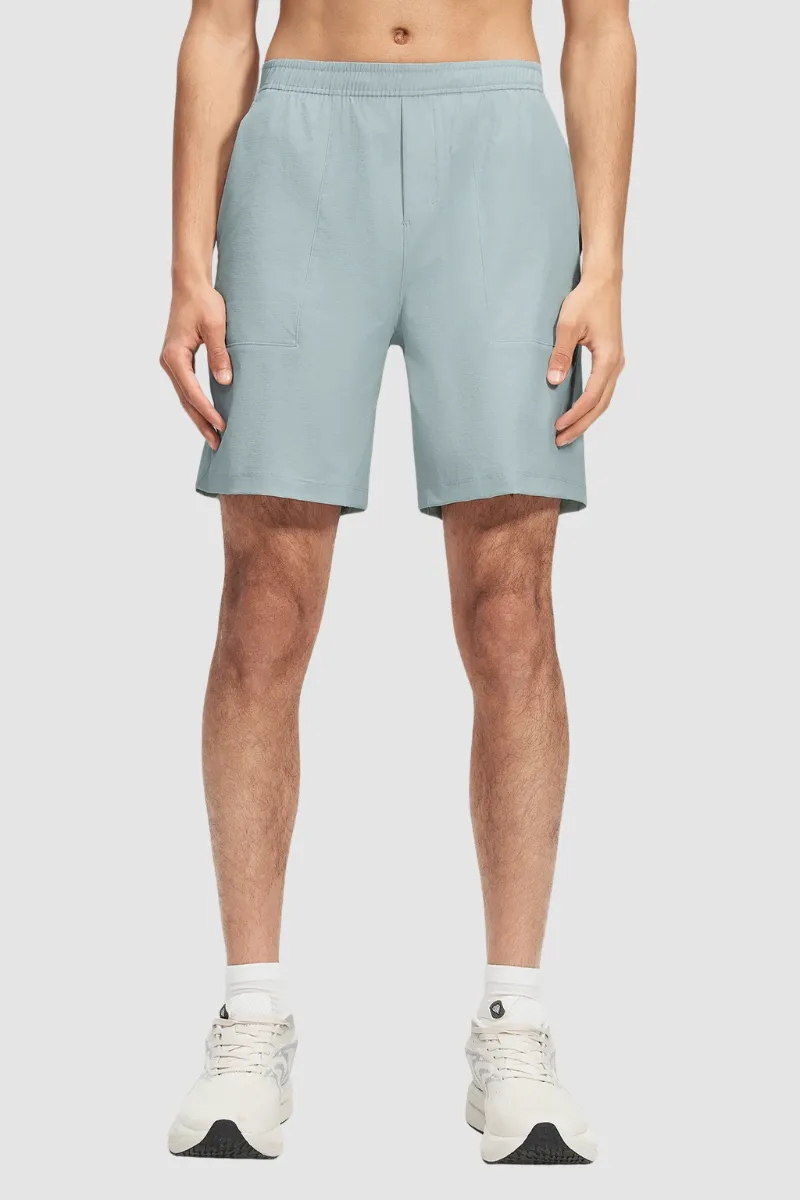 Quick Dry Drawstring Relaxed Fit Athletic Shorts