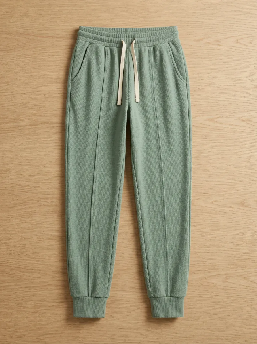 Women's Motion Waffle Knit Drawstring Jogger Pants