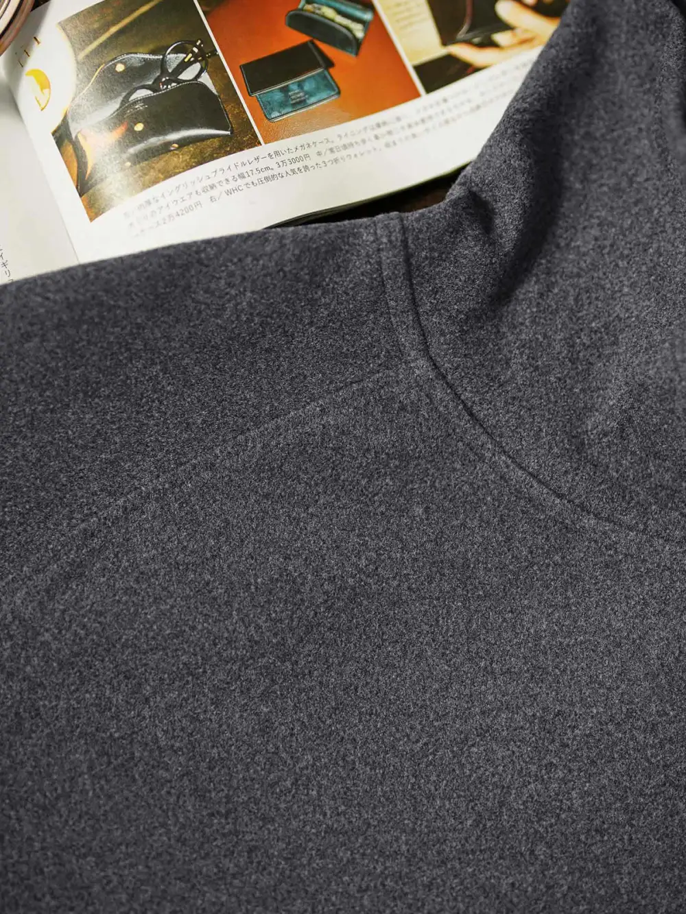 Plain Dralon High Neck Sweatshirt