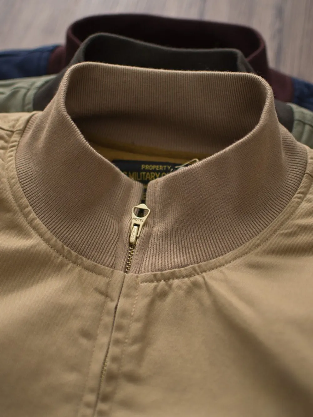 Men's Fleece Lined Wool Blend Casual Jacket