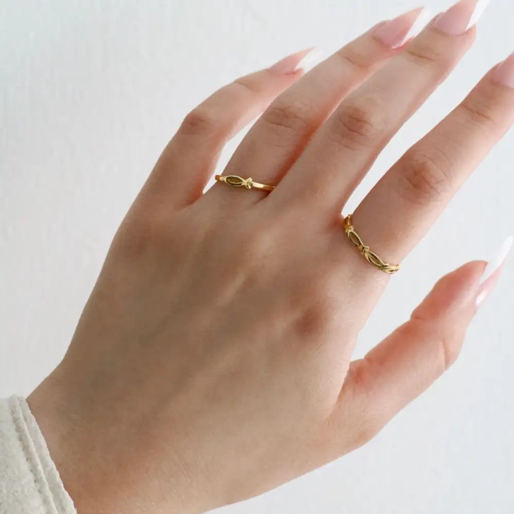 Dainty Ichthys Statement Ring