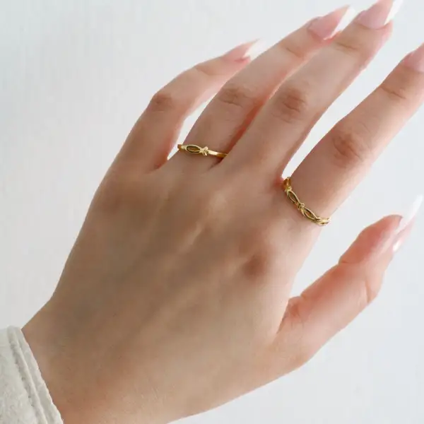 Dainty Ichthys Statement Ring