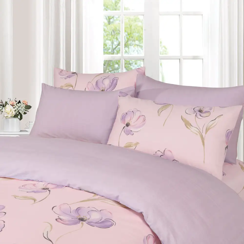 Cotton Printed Fitted Sheet Set