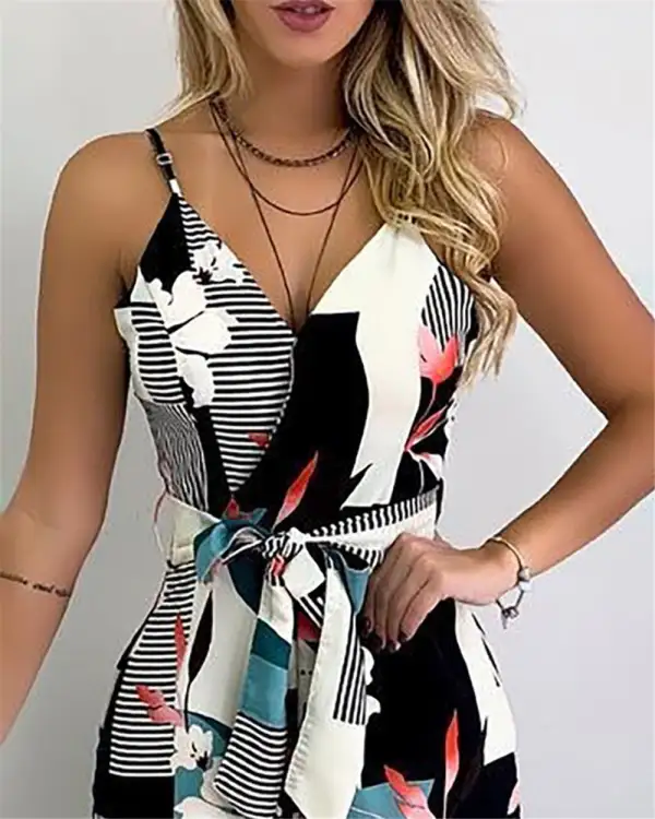 Floral Print Effortless Jumpsuit