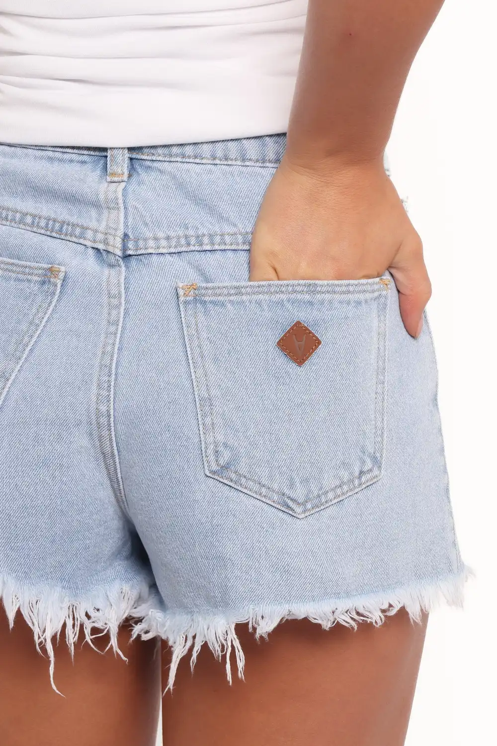 Denim High Waist Casual Shorts