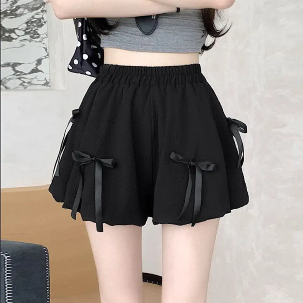 Airy Simple Bowknot Skirt