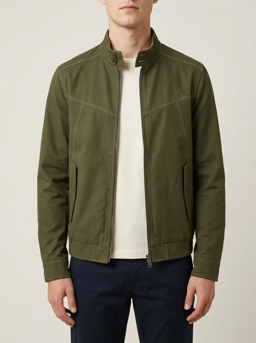 Military Stand Collar Jacket