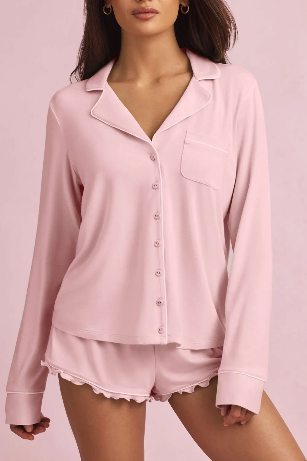 Versatile Basic Casual Women's Pajama Jacket