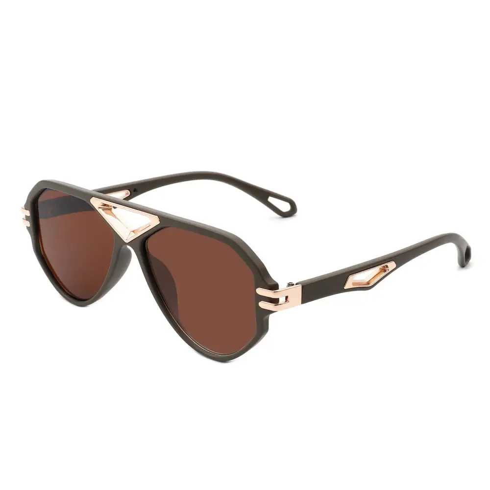 Jelly Round Geometric Frame Sunglasses