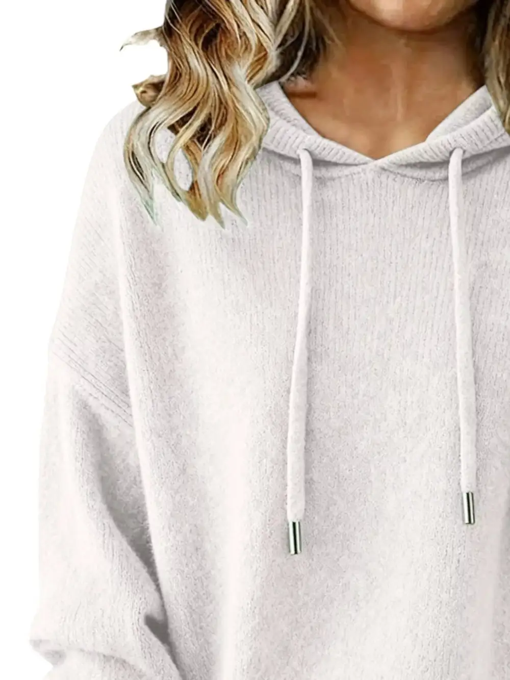 Modern Drawstring Long Sleeve Sweater