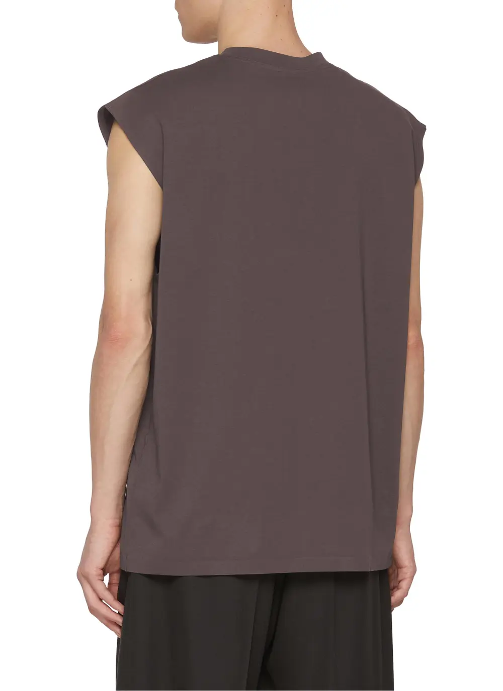 Simple Vintage Old-Fashioned Brown Cottom T-Shirts
