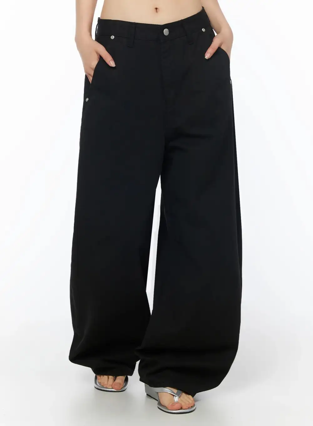 Cotton Balloon Pants