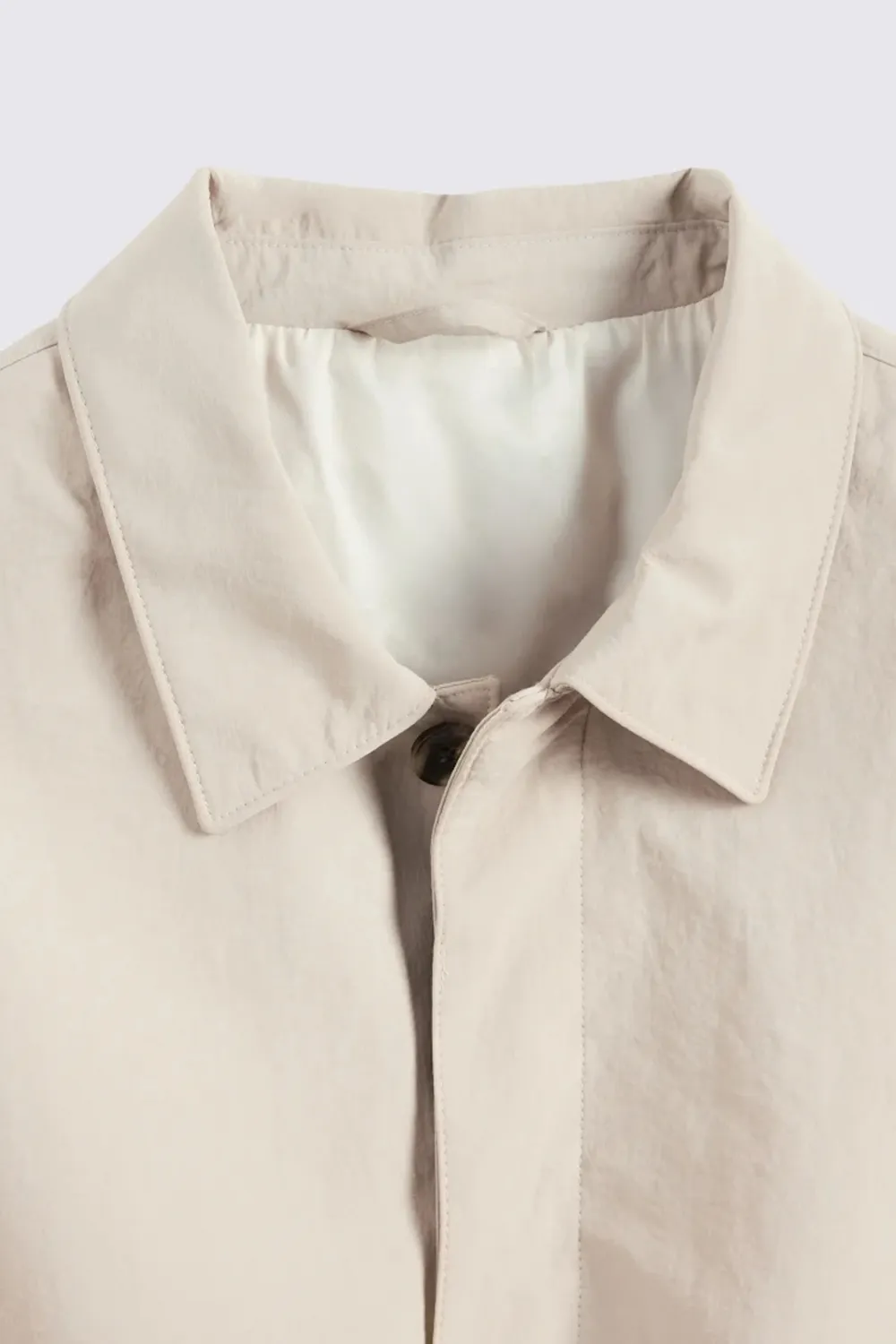 Sleek Taupe Men's Outdoor Jacket