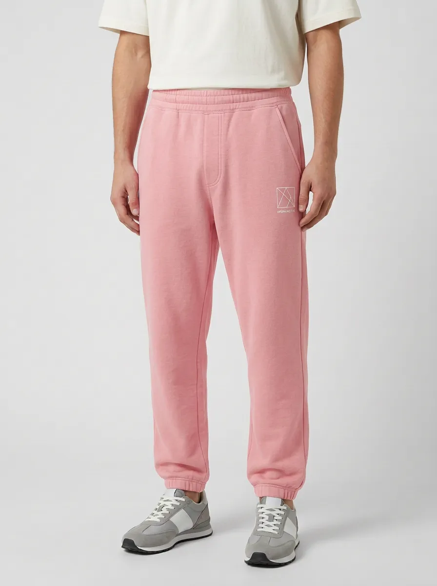 Everyday Geometric Casual Look Men's Sweatpants