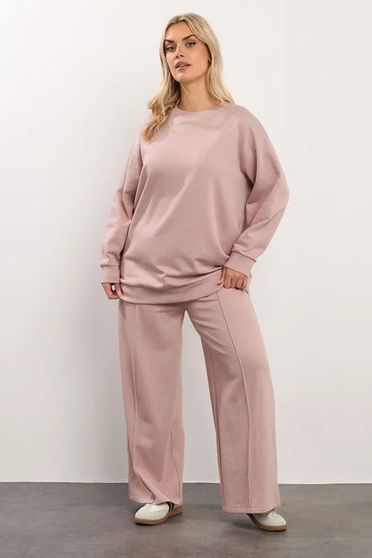 Dusky Pink Sweatshirt detail 1