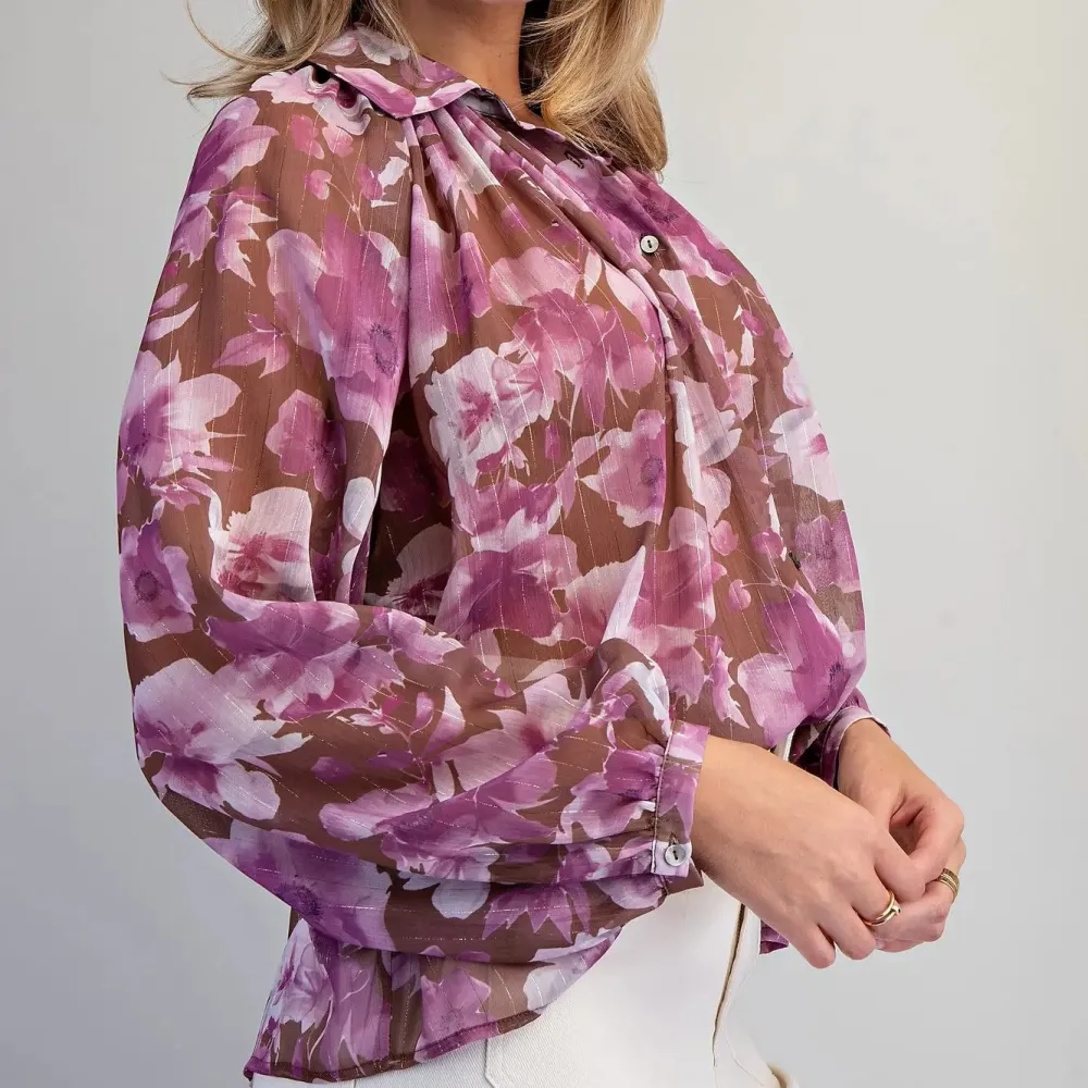 Floral Print Blouse