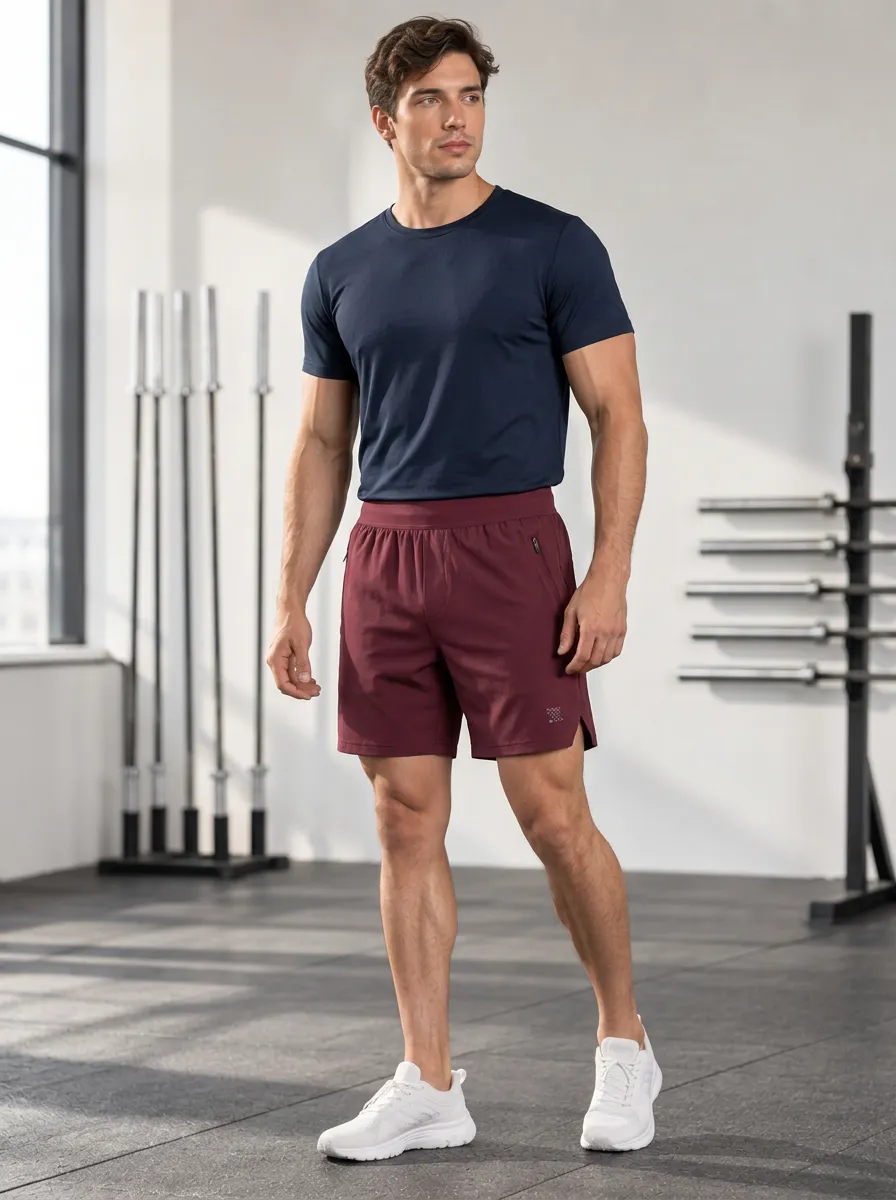 Men's Performance Fit Printed Gym Shorts
