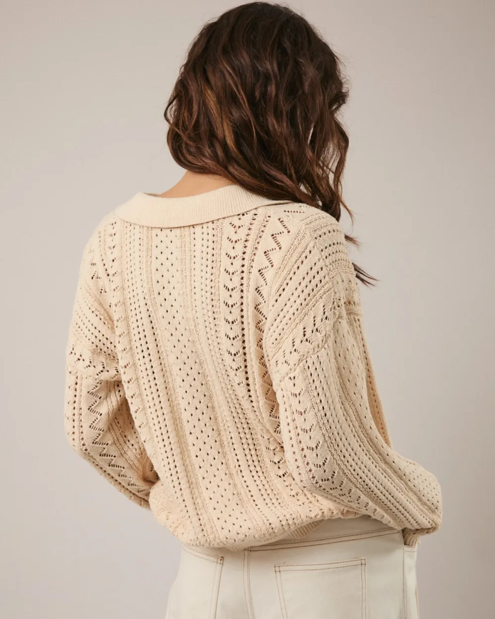 Open Knit Top