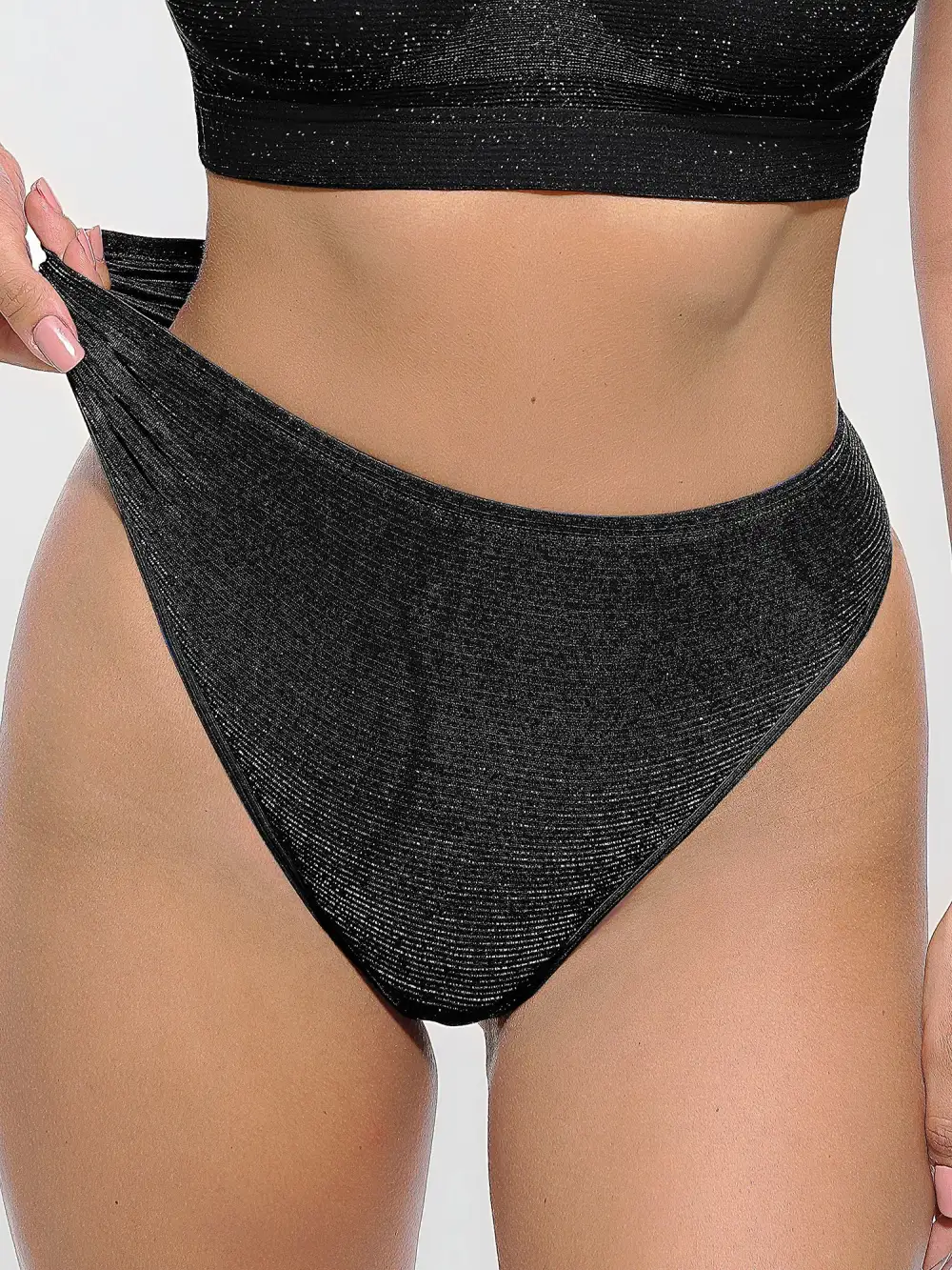 Wireless Shimmer Detail Support Bra
