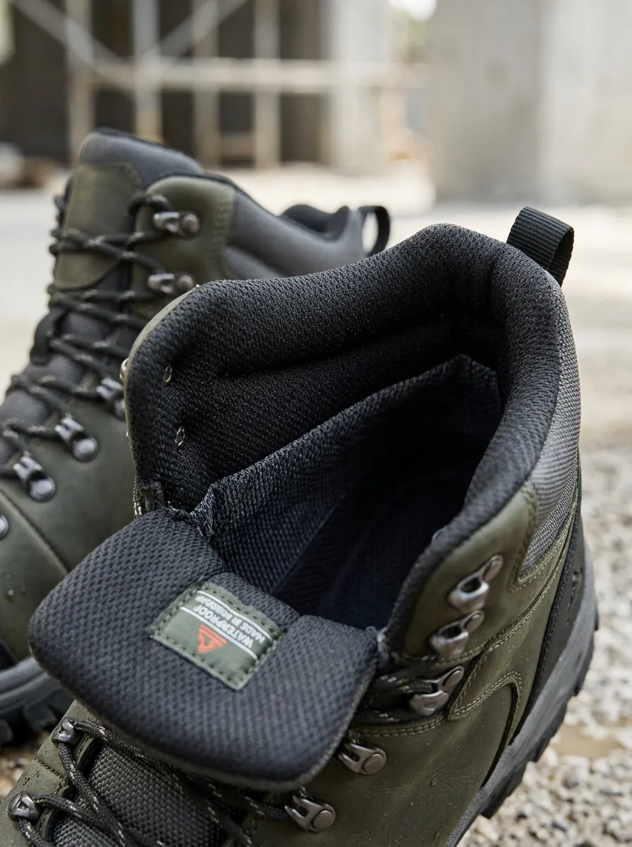 All-Terrain-Look Hiking Men's Waterproof Work Boots