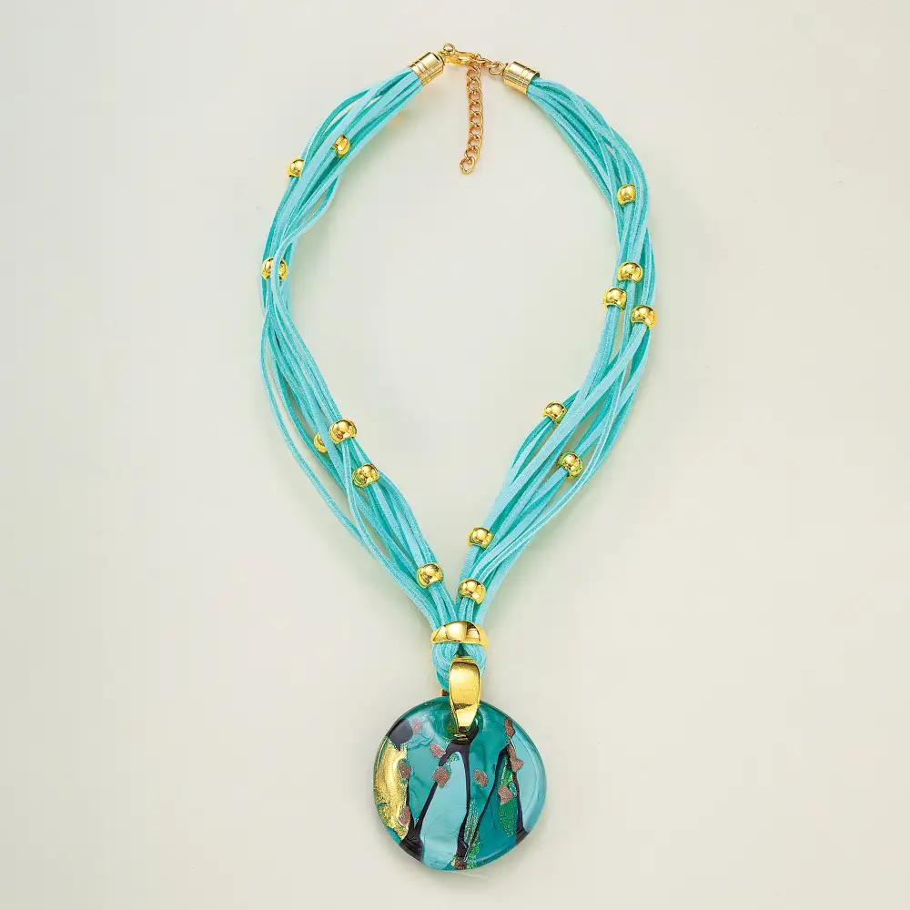 Glass Pendant Necklace