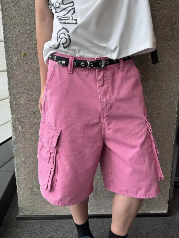 Multi-Pocket Cargo Shorts
